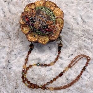 Mary Francis Bee Happy Beaded Crystal Jeweled Bumblebee Bag